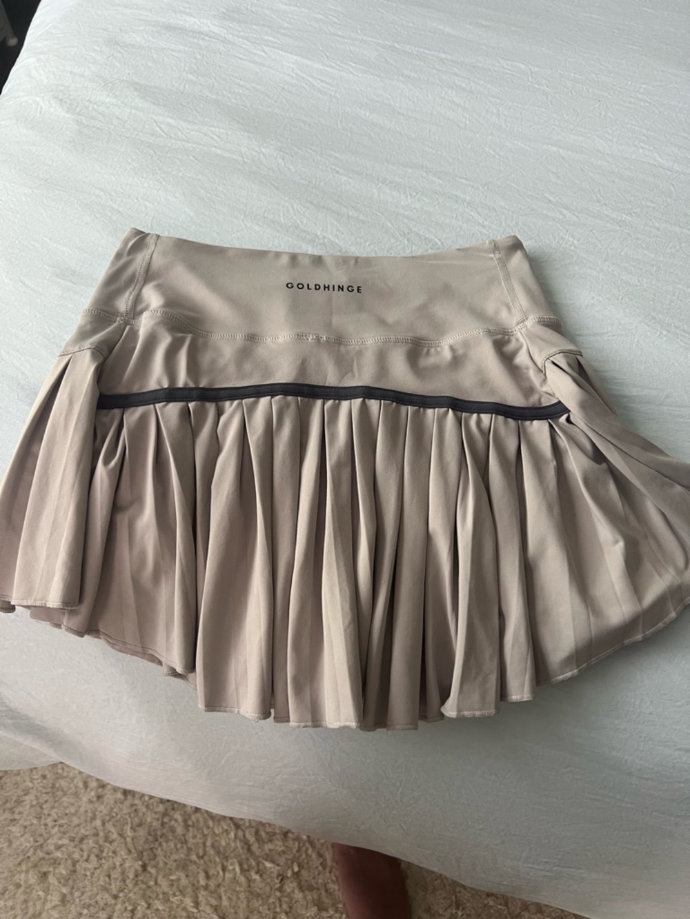 Goldhinge mini athletic tennis skort S